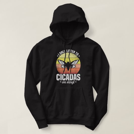 Veste À Capuche Écran du Canada Animaux farcis Cicada Écran d'Élev (Design devant)