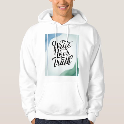 Veste À Capuche Écris ta vérité 2 (Devant)