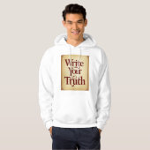 Veste À Capuche Écris ta vérité 3 (Devant entier)