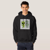 Veste À Capuche Édition Limitée Design Alien (Devant entier)