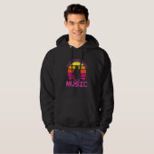 Veste À Capuche Edm Rave Dj Electronic Dance Music (Devant entier)
