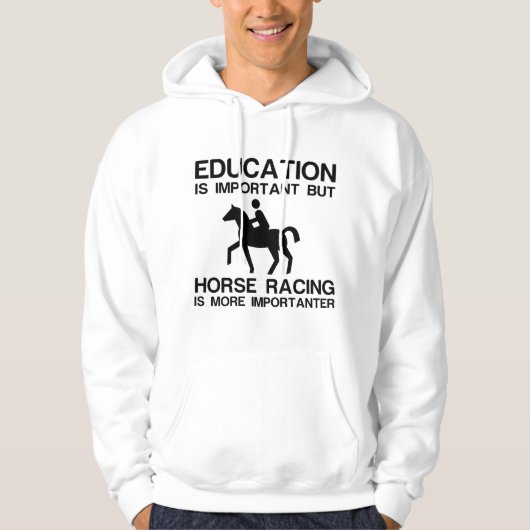 Veste À Capuche Éducation et courses hippiques (Devant)