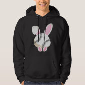 Veste À Capuche Egg Baseball Rabbit Bunny Ears Funny Easter Day Pl (Devant)