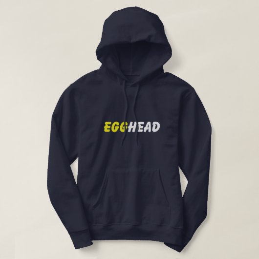 VESTE À CAPUCHE EGGHEAD (Design devant)