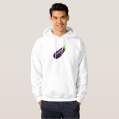 Veste À Capuche Eggplant Emoji (Devant entier)