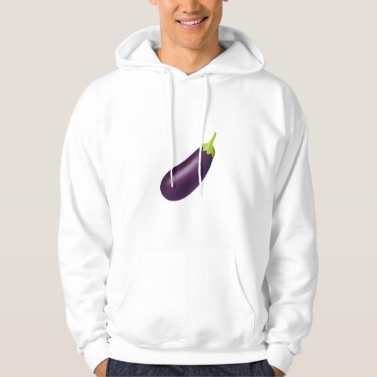 Veste À Capuche Eggplant Emoji (Devant)