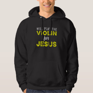 Veste À Capuche Église violoniste chrétienne Culte violon Joueur 1