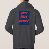 VESTE À CAPUCHE ÉGYPTE LIBRE 2014 (Dos)