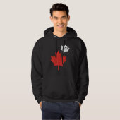 Veste À Capuche Eh Mable Leaf Canada Pays Canada (Devant entier)