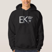 Veste À Capuche EK86 logo blanc (Devant)