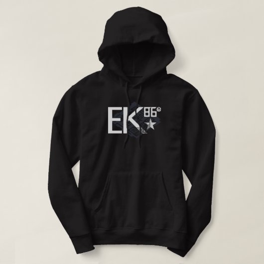 Veste À Capuche EK86 logo blanc (Design devant)