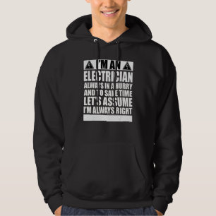 Veste À Capuche Électricien de ligne industriel électricien indust