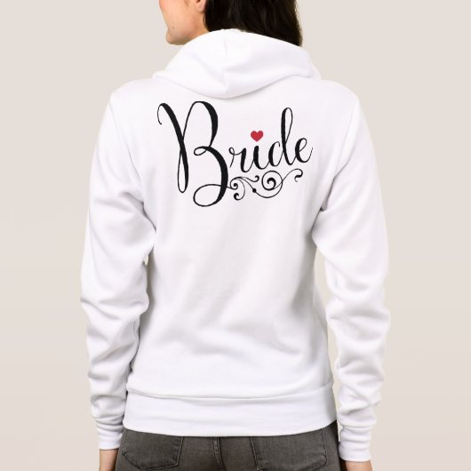 Veste À Capuche Élégante mariée (Dos)