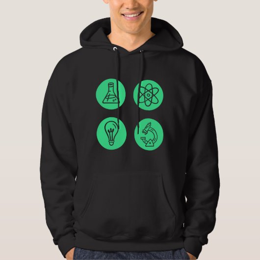 Veste À Capuche Éléments de science (Devant)