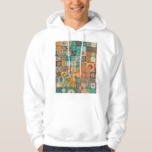 Veste À Capuche Éléments décoratifs : Motif Vintage à main