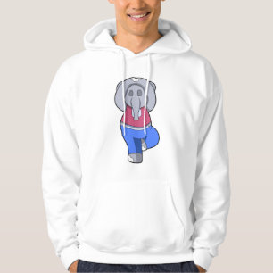 Veste À Capuche Eléphant au Yoga debout