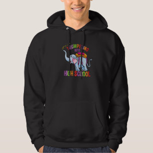 Veste À Capuche Éléphant de rentrée scolaire barrissant au lycée
