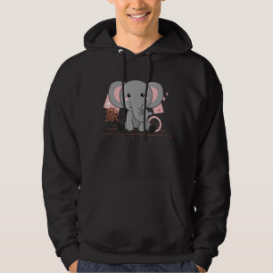 Veste À Capuche Elephant Japon Animaux - Retro Vintage Kawaii
