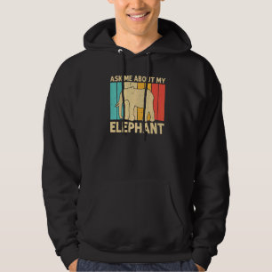 Veste À Capuche Elephant Pour Hommes Femmes Indienne Elephant Mamm