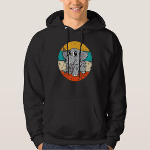 Veste À Capuche Elephant Vintage Retro