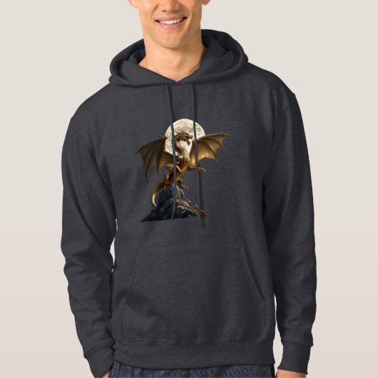 Veste À Capuche Élevage de dragon de fer (Devant)