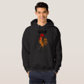 Veste À Capuche Élevage de poulet Poulet blanc (Devant entier)