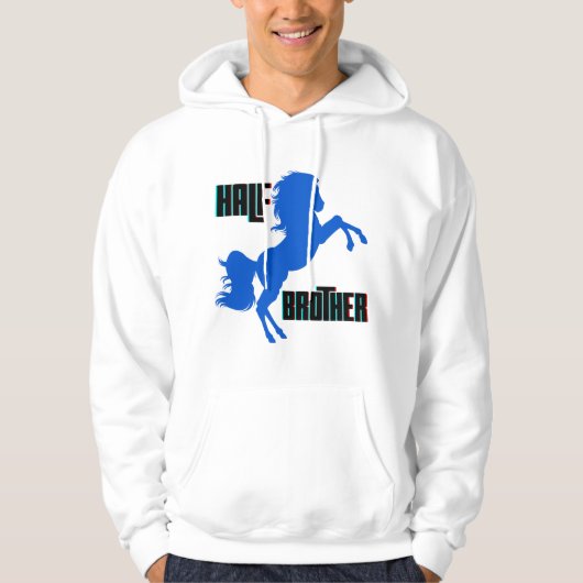 Veste À Capuche Élevage du cheval demi-frère (Devant)