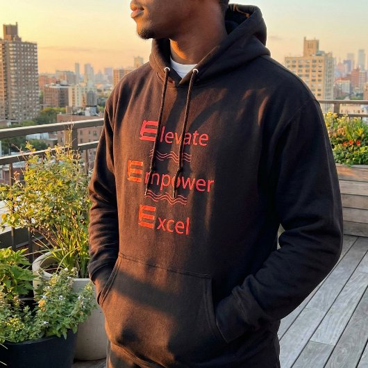 Veste À Capuche Élever Autonomiser Exceller – Autonomisation Rouge