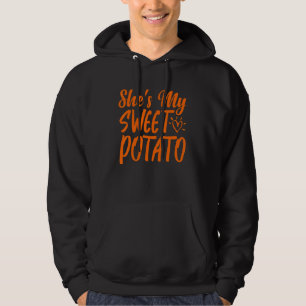 Veste À Capuche Elle est ma patate douce Je suis Yam Set Couple Th