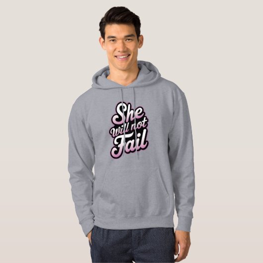 Veste À Capuche Elle n'échouera pas (Devant entier)