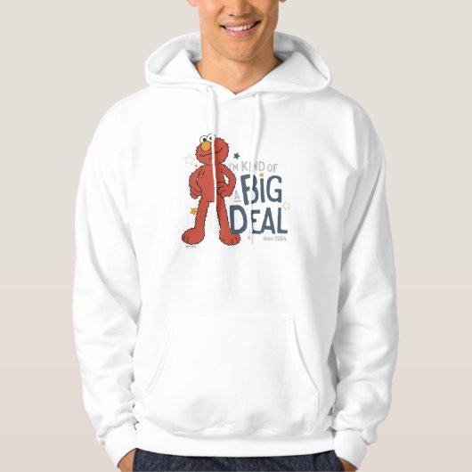 Veste À Capuche Elmo | Je suis une sorte de Big Deal (Devant)