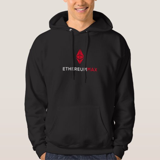 Veste À Capuche Emax CryptoCurrency Ethereummax Token Crypto Ether (Devant)