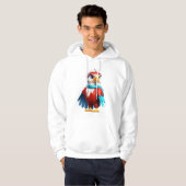 Veste À Capuche Emblème d'aigle de cristal (Devant entier)