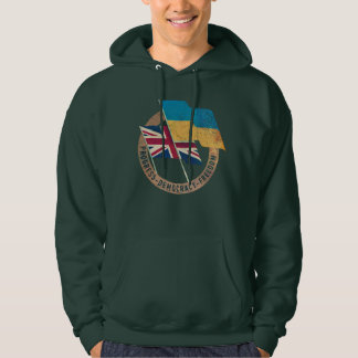 Veste À Capuche Emblème d'amitié Ukraine-Royaume-Uni