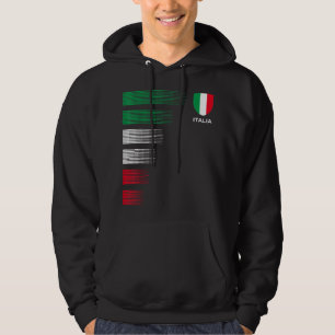 Veste À Capuche Emblème de drapeau Italia Italie - Ancêtre de fier