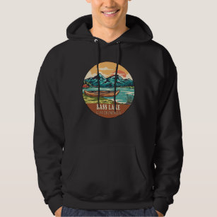 Veste À Capuche Emblème de pêche nautique de Bass Lake California