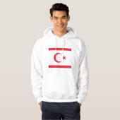 Veste À Capuche Emblème du pavillon de la République turque de Chy (Devant entier)