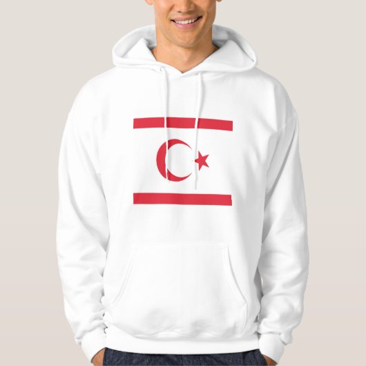 Veste À Capuche Emblème du pavillon de la République turque de Chy (Devant)