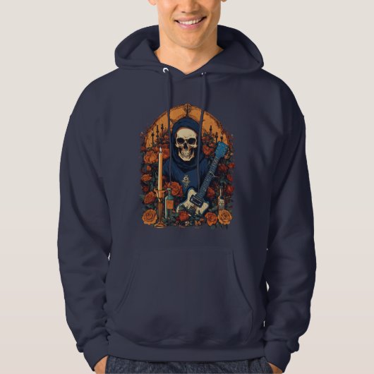 Veste À Capuche Emblème Roche du crâne (Devant)