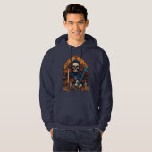 Veste À Capuche Emblème Roche du crâne (Devant entier)