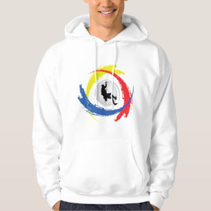 Veste À Capuche Emblème tricolore d'alpinisme