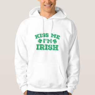 Veste À Capuche Embrasse-moi Je suis irlandais