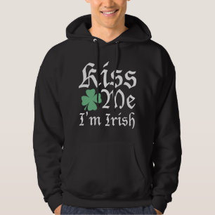 Veste À Capuche Embrasse-moi Je suis irlandais