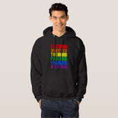 Veste À Capuche Embrasse Qui Que Ce Soit Le F Vous Voulez Lgbtq Ga (Devant entier)