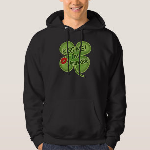 Veste À Capuche Embrassez-moi que je suis Drunkish