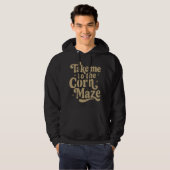 Veste À Capuche Emmenez-moi au labyrinthe de maïs (Devant entier)