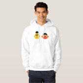 Veste À Capuche Emojis de Bert & Ernie (Devant entier)