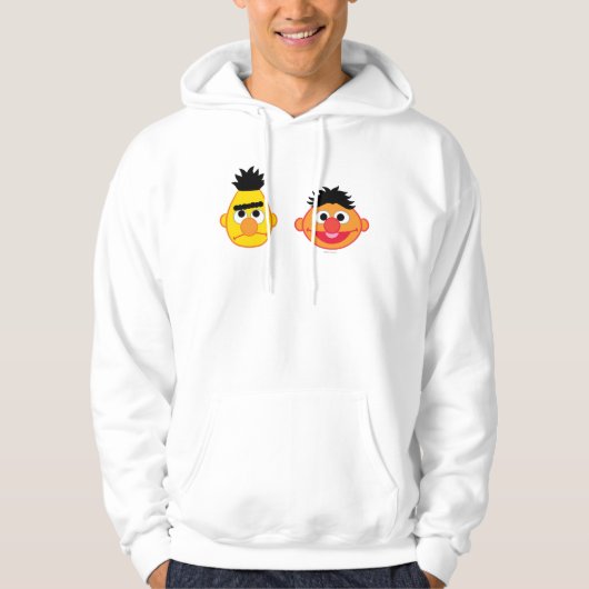 Veste À Capuche Emojis de Bert & Ernie (Devant)