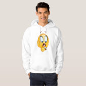 Veste À Capuche Émoticône Stressé (Devant entier)