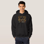 Veste À Capuche Empreinte de léopard Lunettes de soleil Enseignant (Devant entier)
